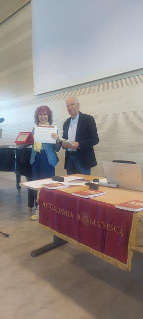 Premiazione Claudia Palombi